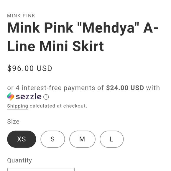NWT MINKPINK Mehdya A-Line Mini Skirt - Picture 4 of 13